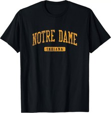 Notre Dame in Vintage Athletic Sports Design JG3 T-Shirt picture
