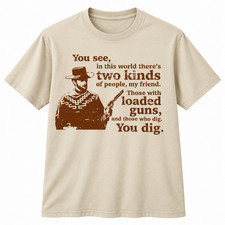 Funny Cowboy Quote Graphic T Shirt Vintage Western Country Men's Casual Tee picture