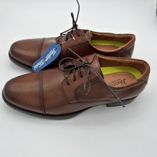 Florsheim Finance Cap Toe Oxford 418Y Mens 10 D Cognac picture