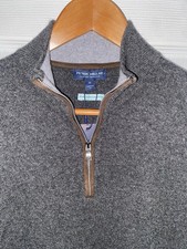 Peter Millar Crown Crafted Artisan Crafted Cashmere Flex 1/4 Zip Medium MSRP$695 picture