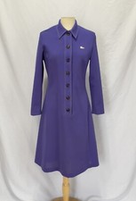 Vintage 1960s 1970s Lacoste David Crystal Purple Dress picture
