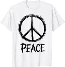 Peace Sign World Peace Day International Day Unisex T-Shirt picture