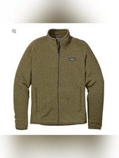 Patagonia Better Sweater Jacket Men's Size Large In Olive Green Color. picture