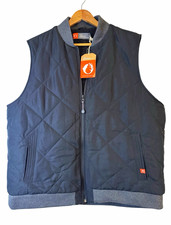 NWT The American Outdoorsman Quilted Fleece-Sherpa Lined Bomber Vest - Black XL picture