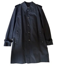 Mackintosh London Balmacaan Coat Navy LL Japan Removeable Liner Epolette Belt ( picture