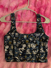 tokidoki x Team Liquid Women's Cropped Tank Multicolor Graphic Print M Regular picture