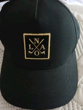 Nola Black Snapback Hat Pukka Headwear Barely Worn One Size picture