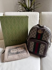 Gucci Ophidia GG Backpack Small Brown Canvas picture