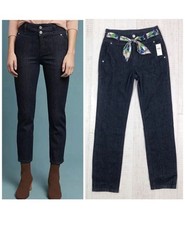 Anthropologie Pilcro High Rise Slim Straight Jeans Woman Size 26 New picture