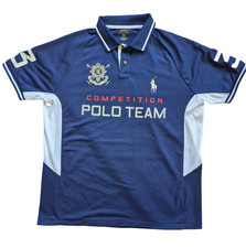 Ralph Lauren Men’s Size XL Custom Fit Competition Polo Team shirt Royal Blue #3 picture