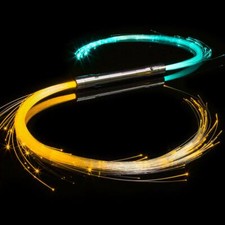 GloFX Double Space Whip Remix - PROGRAMMABLE LED Fiber Optic Whip picture