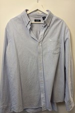 Lot of 2 Chaps Men’s L (Blue and Green striped) Long Sleeve Button-Up Shirt picture