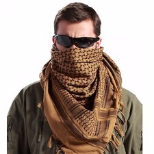 Shemagh Military Army Cotton Heavyweight Arab Tactical Desert Keffiyeh Scarf Bro picture