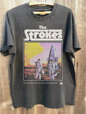 The Strokes Band Graphic 90's Short Sleeve Unisex T shirt Reprint S-5XL picture