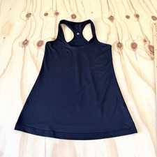 LULULEMON Black Cool Racerback Soft Nulu Active Workout Gym Tank Top Size 8 picture