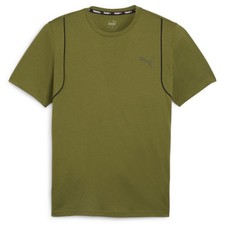 PUMA Concept Crew Neck Short Sleeve Athletic T-Shirt Mens Green Casual Tops 5248 picture