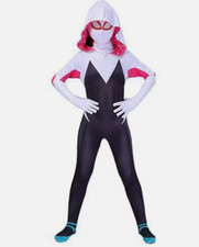 Into the Spider-Verse Spidergirl Gwen Spiderman Girl Jumpsuit Kids Costume picture