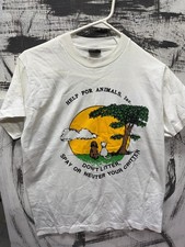 vintage help for animals shirt picture
