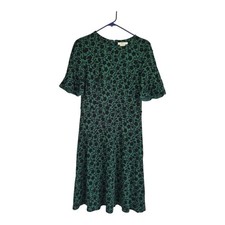 Boden Alexis Floral Midi Dress US 10R Flutter Sleeve Cottagecore Whimsigoth  picture