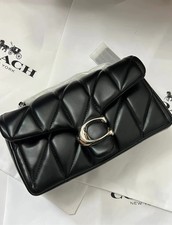 NWT CP150 Coach Black Tabby Shoulder Bag 26 Quilted-Small bag picture