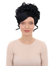 Adult Women's American Rapper Curly Updo High Fashion Wig, Multi Color Options picture
