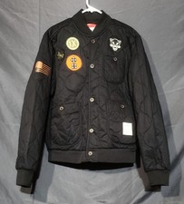 Vintage Rocawear Mens size L DeathStock Varsity Jacket  Quilted RARE 👽 UNIQUE  picture