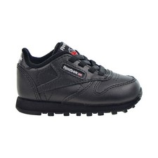 Reebok Classic Leather Toddlers Shoes Core Black fz2094 picture