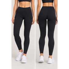 Spyder Active Womens Black High Waisted Cargo Pocket Leggings Size S picture