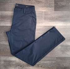 Huckberry Proof Nomad Slim-Fit Chino Pants Stretch Navy Blue Size 34x32 picture
