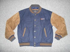 MCDONALDS AUTHENTIC EDITION VTG 90'S MENS XL WOOL & LEATHER VARSITY JACKET     picture