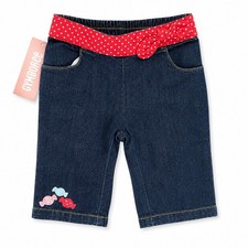 Gymboree 2008 Sweeter Than Candy Jeans 3-6M NWT Polka Dot Bow Candy Denim picture