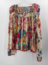 Pre-Owned Johnny Was Yellow Size Small Blouse picture