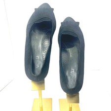 Vaneli Womens Black Suede Kiltie Fringe Pointed Toe Loafers Flats Size 11M picture