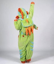 Blizzard World of Warcraft Murloc One-Piece Pajamas Backpack Plush Keychain Set picture