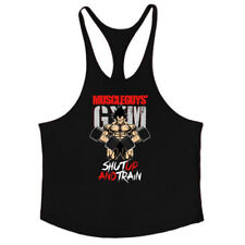 Men's Stringer Muscle Bodybuilding Shirt Tank Top Gym Singlet Fitness Sport Vest picture