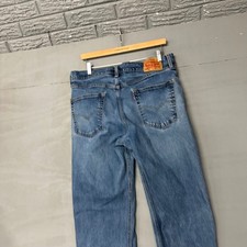 Levis 550 Relaxed Fit Tapered Leg Blue Jeans Mens 36x32 Medium Wash Denim picture