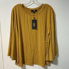 Lucky And Blessed Gold Butterfly Sleeves NWT Size 2X # 3917 picture