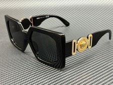 VERSACE VE4478U GB1 87 Black Grey Women's 55 mm Sunglasses picture