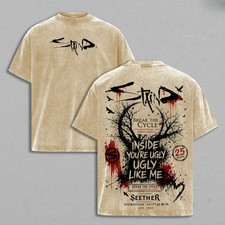 Staind Break The Cycle 25th Anniversary Tour Washed T-Shirt Gift for Fans picture