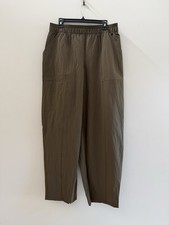 NWOT LULULEMON Crinkle Nylon Mid-Rise Barrel Leg Pant Pants, Size Large picture