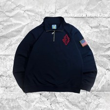 Y2K Retro Quarterzip Pullover Hoodie American Vintage JEE picture