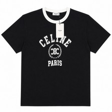 Celine T-Shirt 70s Logo Triomphe logo Men's Size L - NWT - Authentic picture