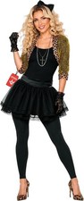Women`s 80s Pop Star Diva Costume Ladies Celebrity Popstar Retro Outfit S - 3XL picture