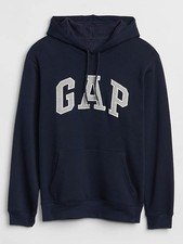 GAP Mens Heritage Logo Pullover Hoodie - Tapestry Navy - Medium picture