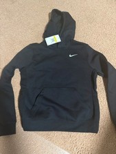 Nike Women's Club Fleece Hoodie CJ1789-010 Black Size Small picture