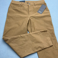 NEW Lululemon Men's 34x32 ABC Classic Utilitech Pant Classic Beige 5-Pocket picture