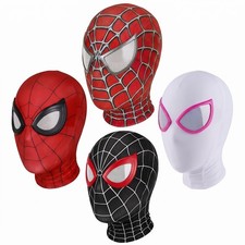 Spider-Man or Spider-Gwen Costume Mask Cosplay Party Dress Up Marvel Choice picture