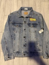 NWT Universal Studios Back To The Future 2024 Adult Jean Jacket Size M - RARE picture