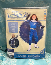 Jazwares Marvel Fantastic 4 First Steps Invisible Woman Costume Set 10-12 picture