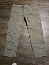 Sonoma Goods For Life Men's Cargo Pants XL Olive Green Elastic Drawstring Waist picture